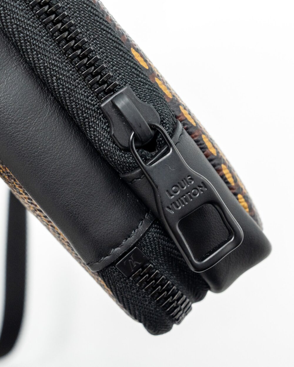 AAA Replica Louis Vuitton LV NIGO DOUBLE PHONE POUCH LIMITED EDITION BLACK HARDWARE