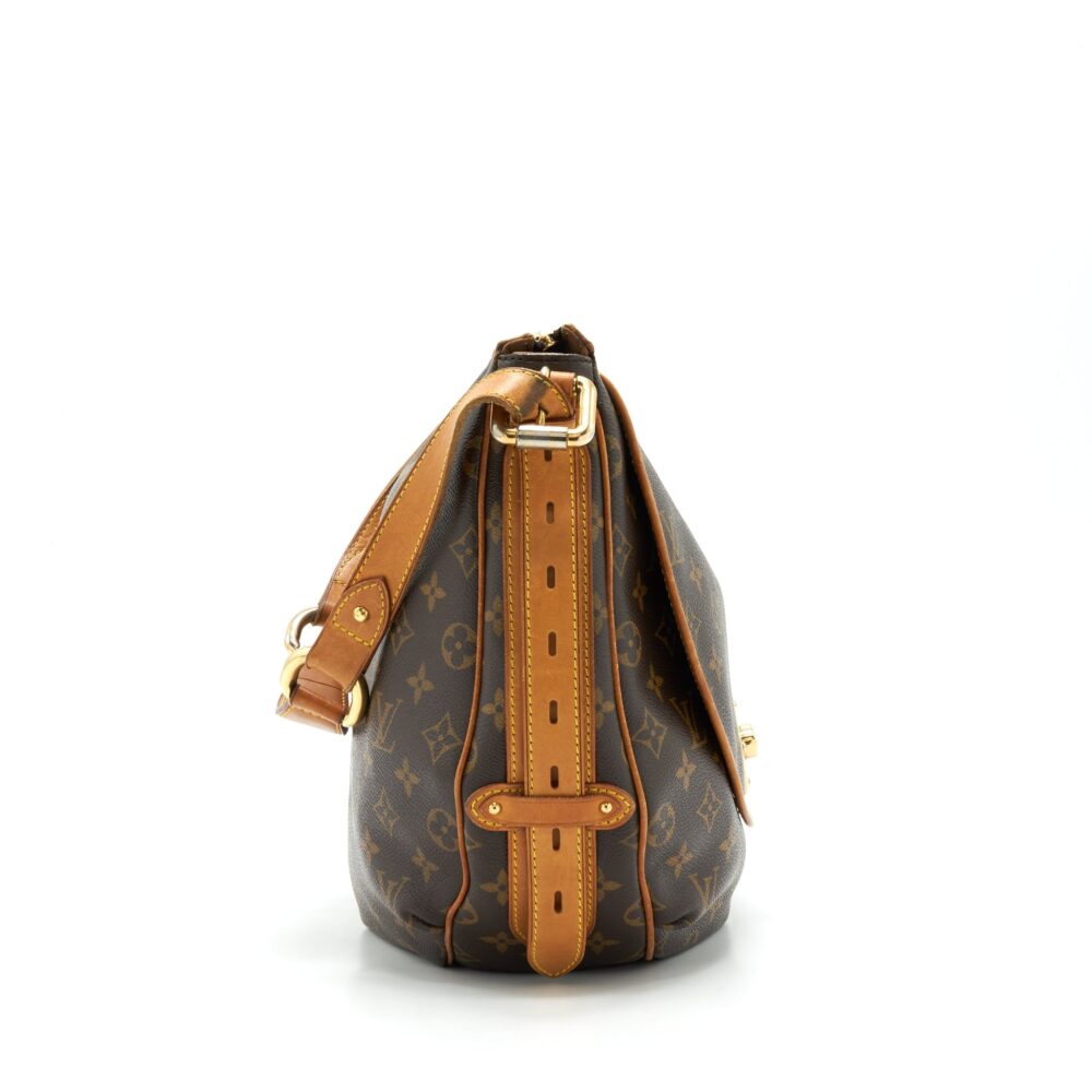 AAA Replica Louis Vuitton LV VINTAGE LARGE SHOULDER BAG MONOGRAM CANVAS GHW