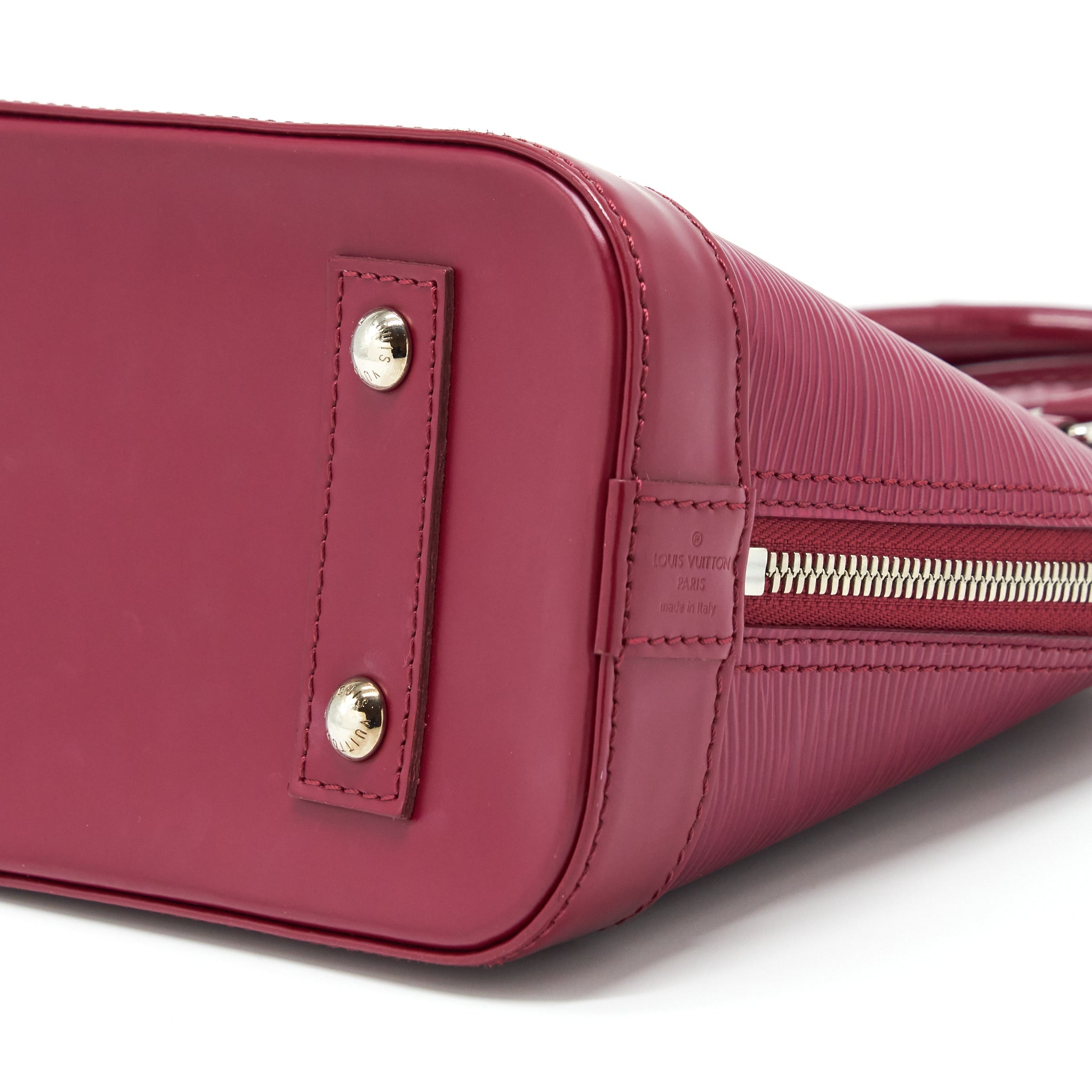 AAA Replica Louis Vuitton LV ALMA BB EPI DARK RED SHW