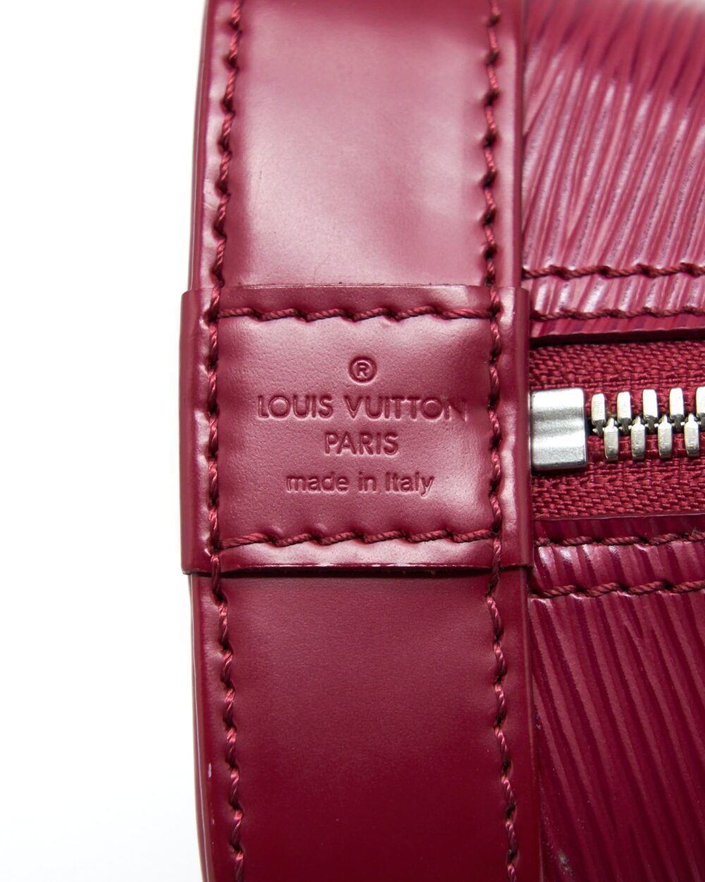AAA Replica Louis Vuitton LV ALMA BB EPI DARK RED SHW