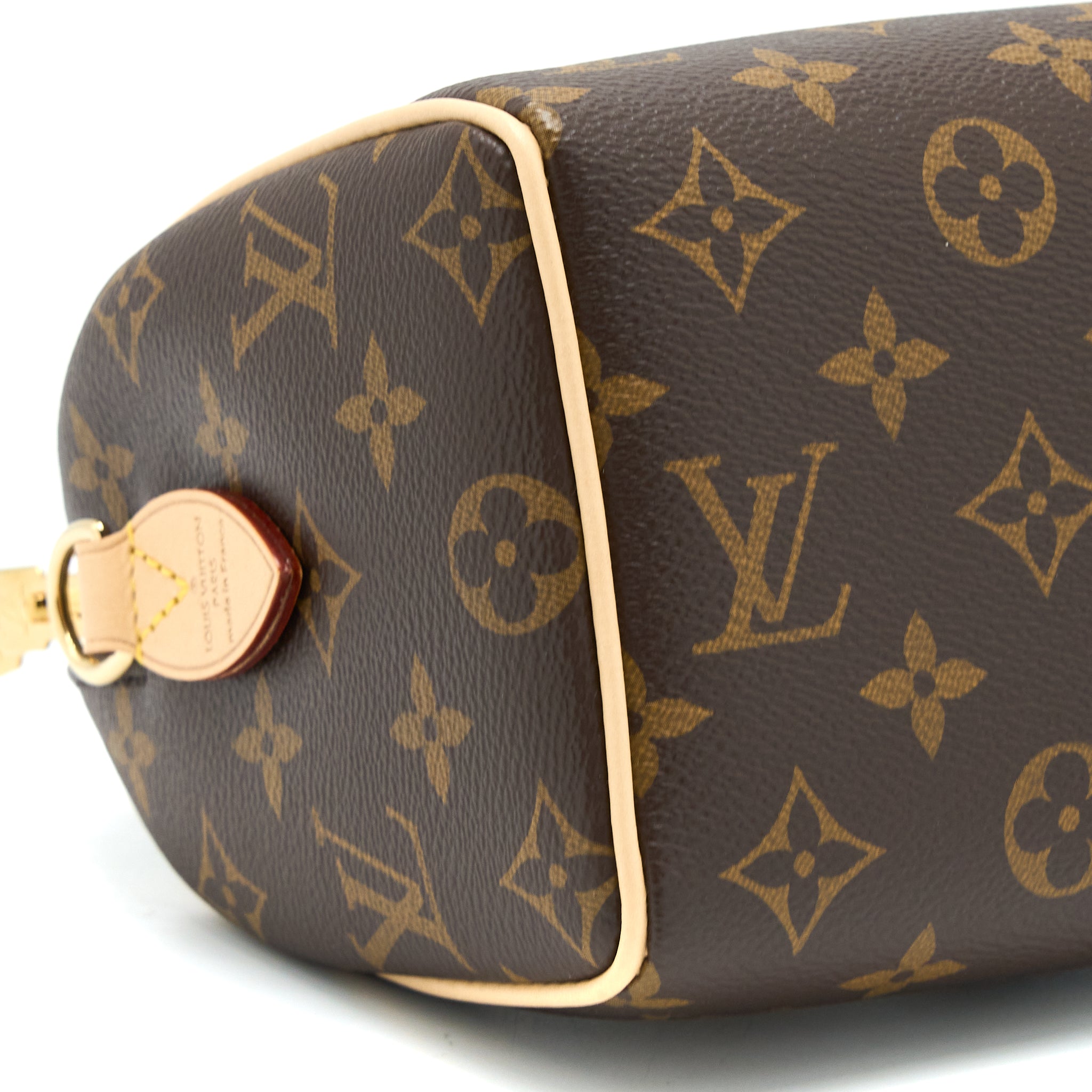 AAA Replica Louis Vuitton LV SPEEDY BANDOULIERE 20 MONOGRAM CANVAS BLACK STRAP GHW (NEW VERSION)
