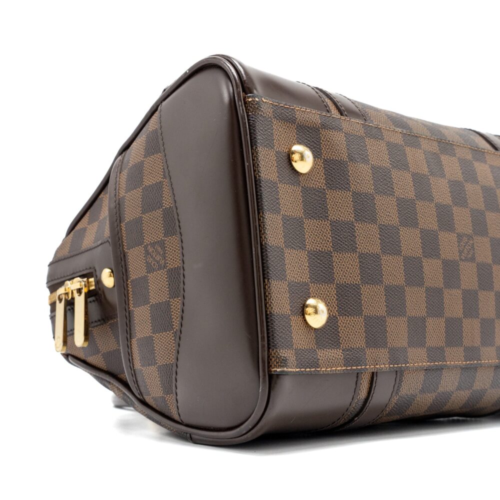 AAA Replica Louis Vuitton LV BERKELEY BAG DAMIER EBENE GHW