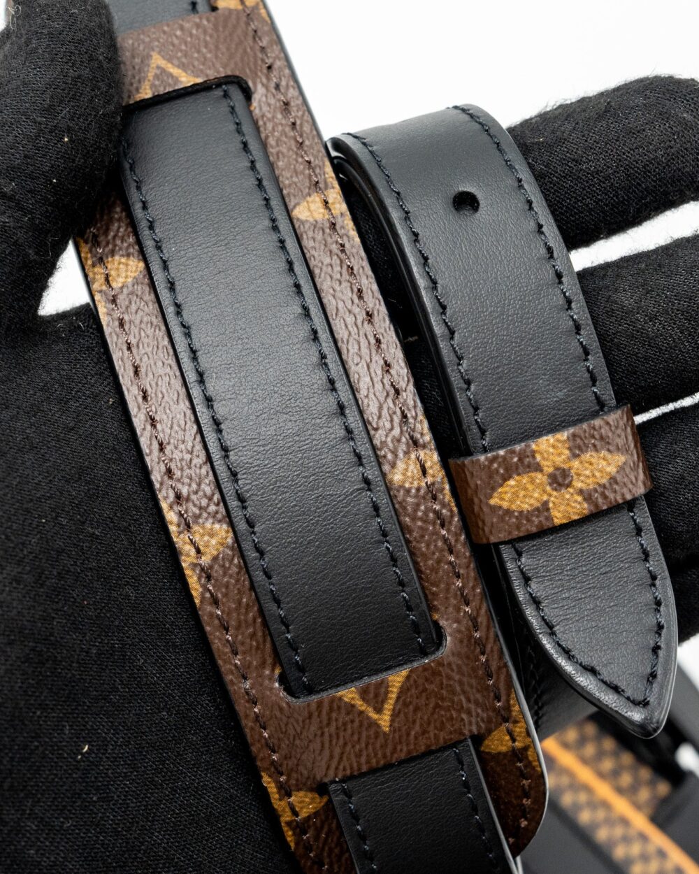 AAA Replica Louis Vuitton LV X NIGO AMAZON SLING BAG MONOGRAM CANVAS BLACK HARDWARE
