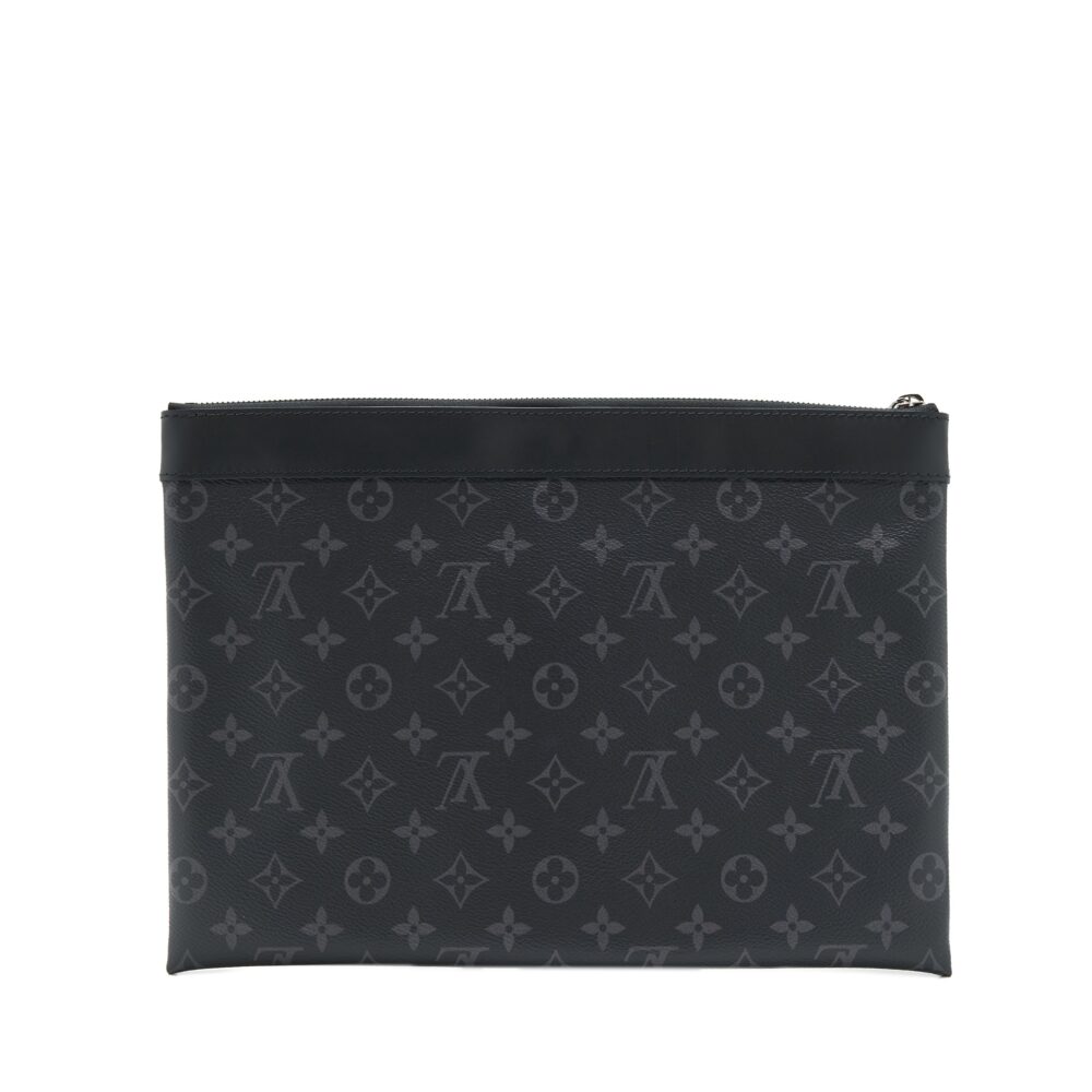 AAA Replica Louis Vuitton LV DISCOVERY POUCH MONOGRAM ECLIPSE COATED CANVAS