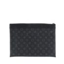 AAA Replica Louis Vuitton LV DISCOVERY POUCH MONOGRAM ECLIPSE COATED CANVAS