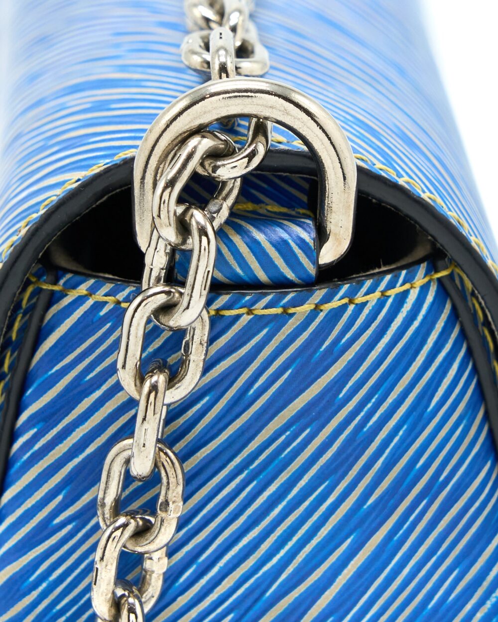 AAA Replica Louis Vuitton LV TWIST MM EPI DENIM/BLACK MULTICOLOURED HARDWARE