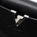 AAA Replica Louis Vuitton LV CAPUCINES PM CALFSKIN BLACK SHW