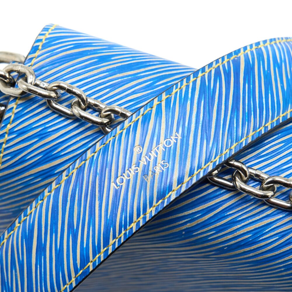 AAA Replica Louis Vuitton LV TWIST MM EPI DENIM/BLACK MULTICOLOURED HARDWARE