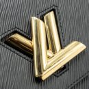 AAA Replica Louis Vuitton LV TWIST MM EPI BLACK GHW
