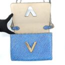 AAA Replica Louis Vuitton LV TWIST MM EPI DENIM/BLACK MULTICOLOURED HARDWARE