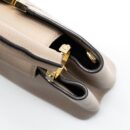 AAA Replica Louis Vuitton LV CAPUCINES MM TAURILLON LIGHT GREY GHW