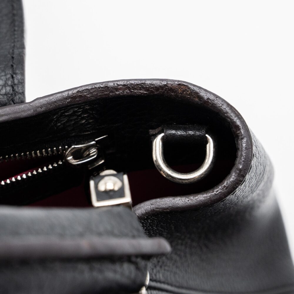 AAA Replica Louis Vuitton LV CAPUCINES PM CALFSKIN BLACK SHW