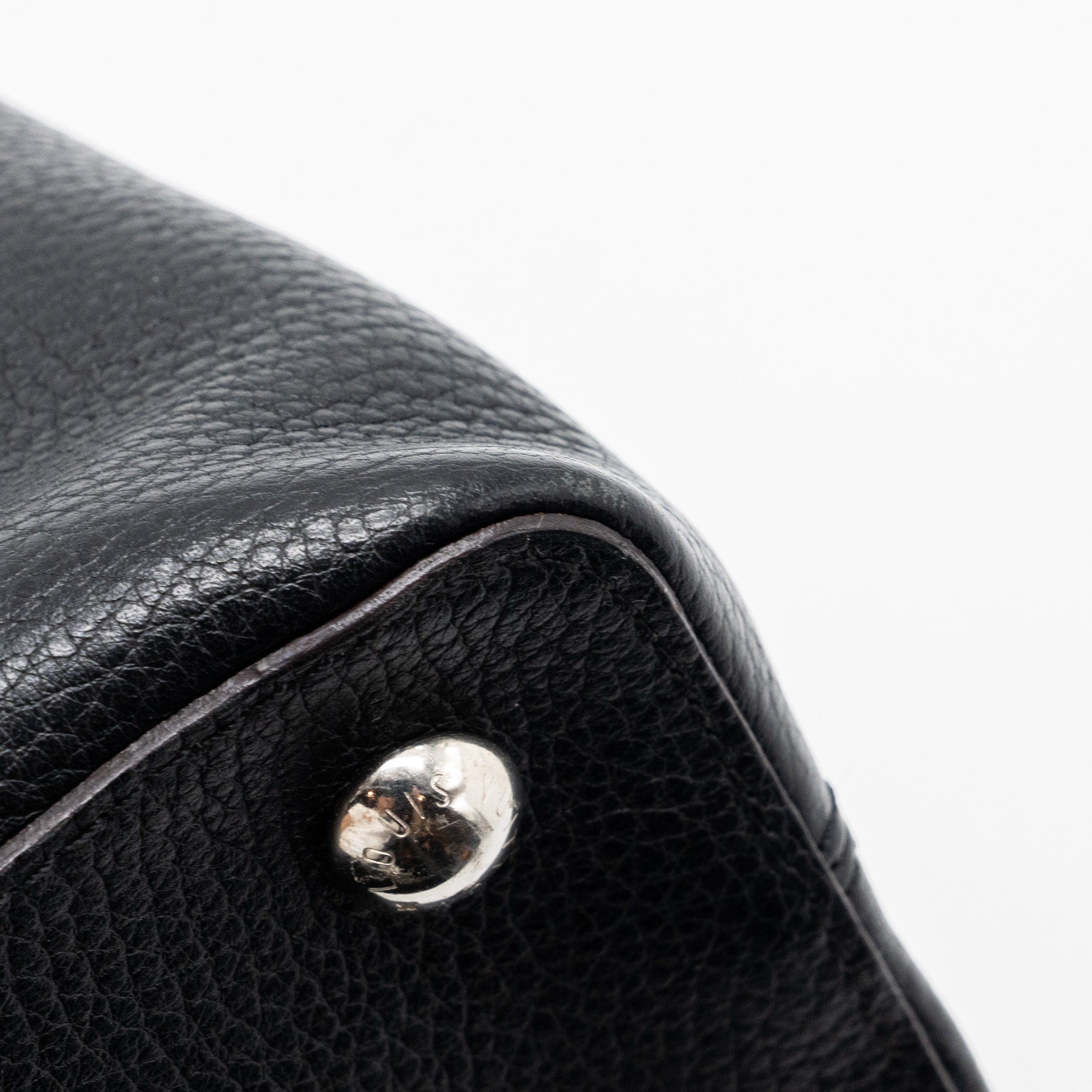 AAA Replica Louis Vuitton LV CAPUCINES PM CALFSKIN BLACK SHW