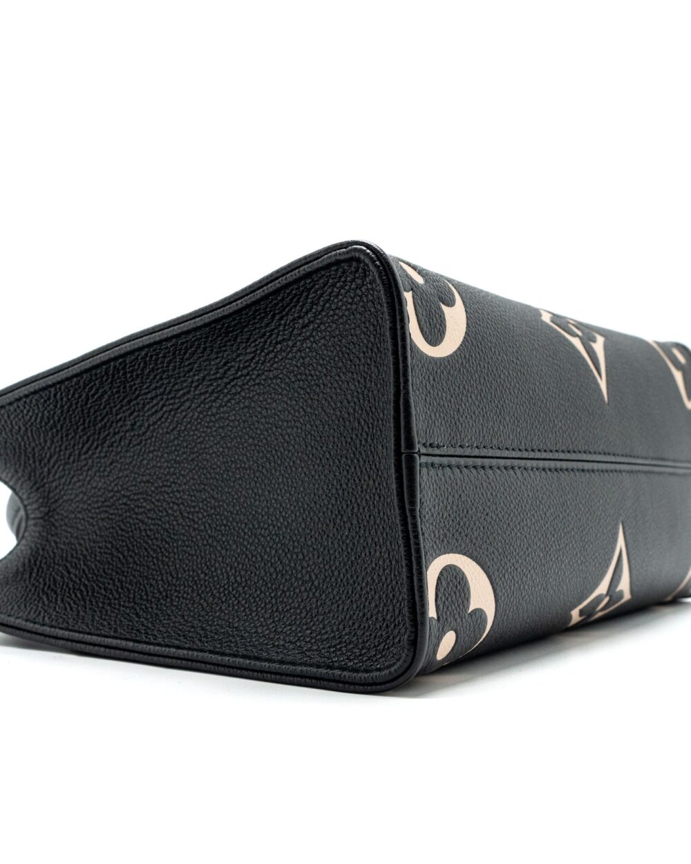 AAA Replica Louis Vuitton LV ONTHEGO PM BICOLOUR MONOGRAM EMPREINTE LEATHER BLACK/BEIGE GHW(NEW VERSION)