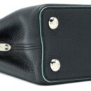 AAA Replica Louis Vuitton LV CAPUCINES BB TAURILLON BLACK/ BLUE SHW