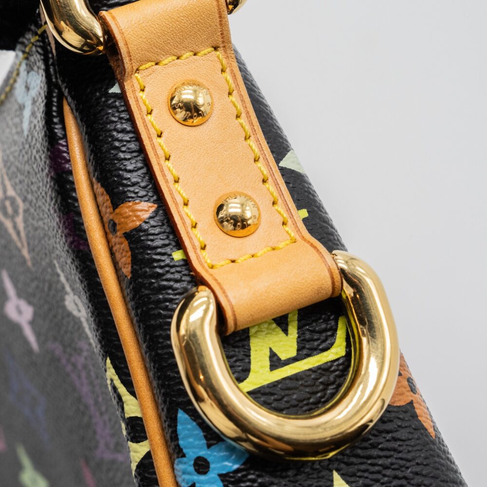 AAA Replica Louis Vuitton LV VINTAGE LODGE BAG MULTICOLOUR MONOGRAM CANVAS BLACK GHW