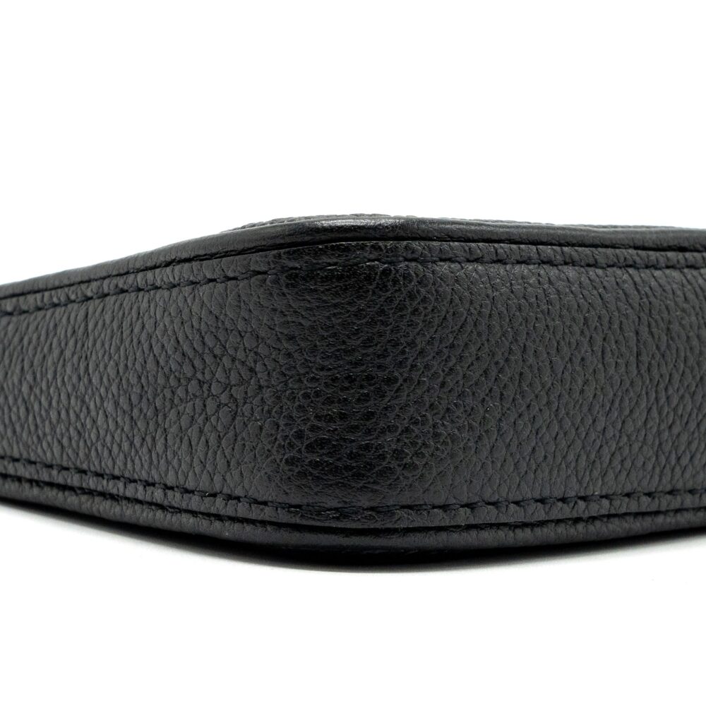 AAA Replica Louis Vuitton LV EASY POUCH ON STRAP MONOGRAM EMPREINTE BLACK GHW (NEW VERSION)