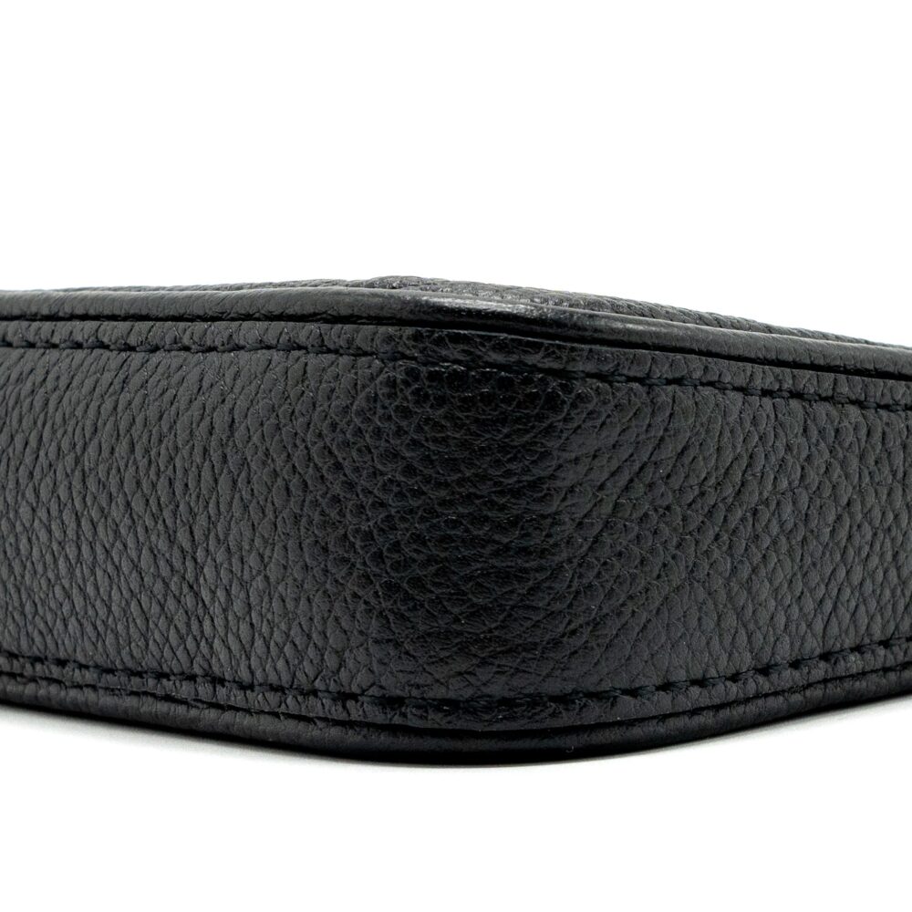AAA Replica Louis Vuitton LV EASY POUCH ON STRAP MONOGRAM EMPREINTE BLACK GHW (NEW VERSION)