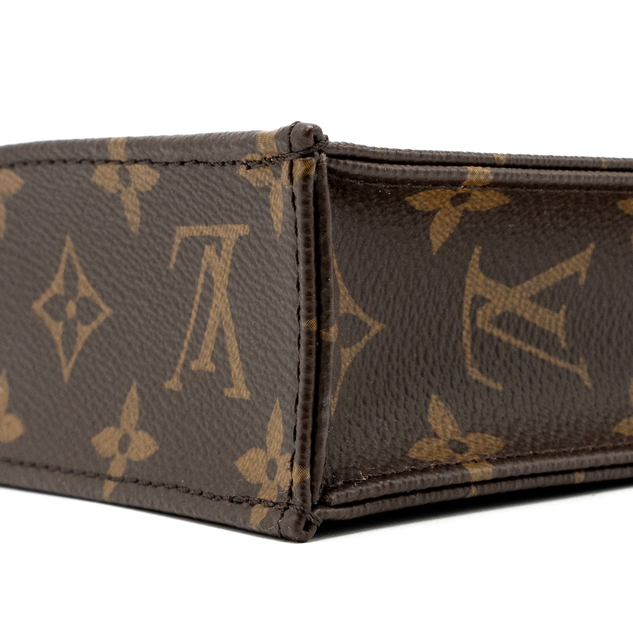 AAA Replica Louis Vuitton LV PETIT SAC PLAT MONOGRAM CANVAS GHW