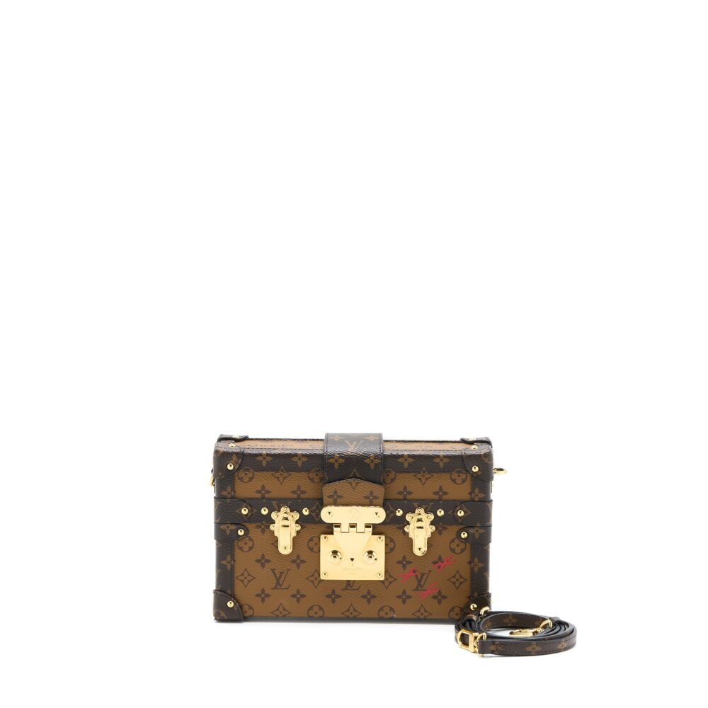 AAA Replica Louis Vuitton LV PETIT MALLE MONOGRAM REVERSE CANVAS GHW