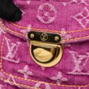 AAA Replica Louis Vuitton LV VINTAGE NEO SPEEDY MONOGRAM DENIM PINK GHW
