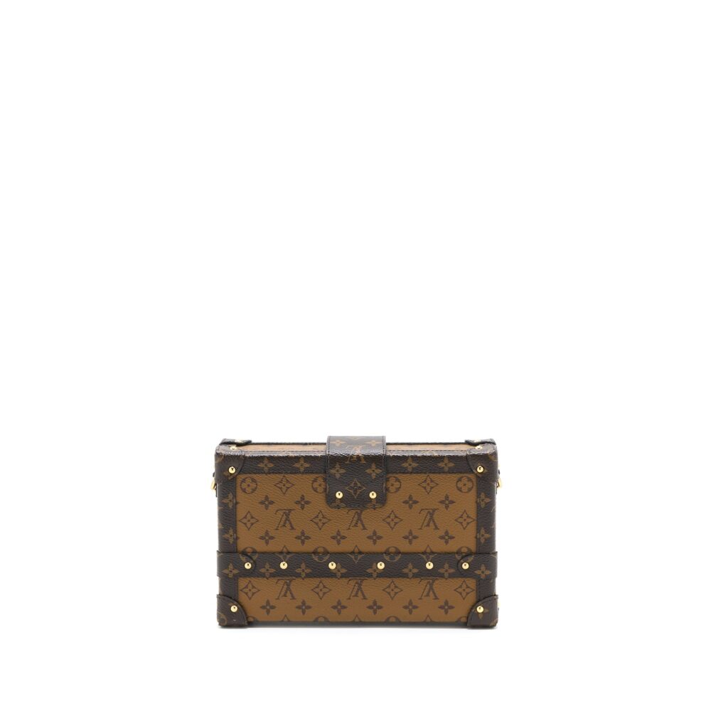 AAA Replica Louis Vuitton LV PETIT MALLE MONOGRAM REVERSE CANVAS GHW