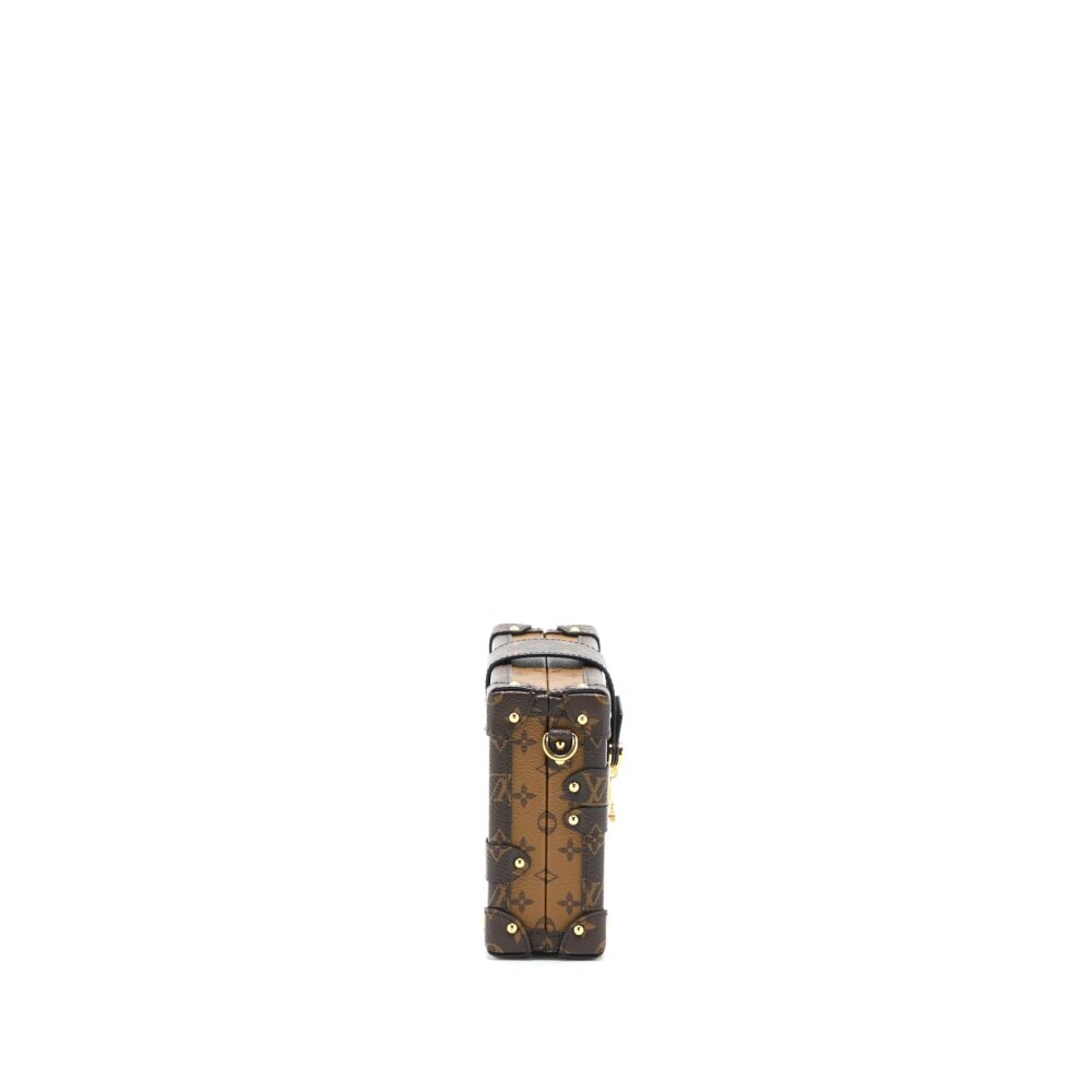 AAA Replica Louis Vuitton LV PETIT MALLE MONOGRAM REVERSE CANVAS GHW