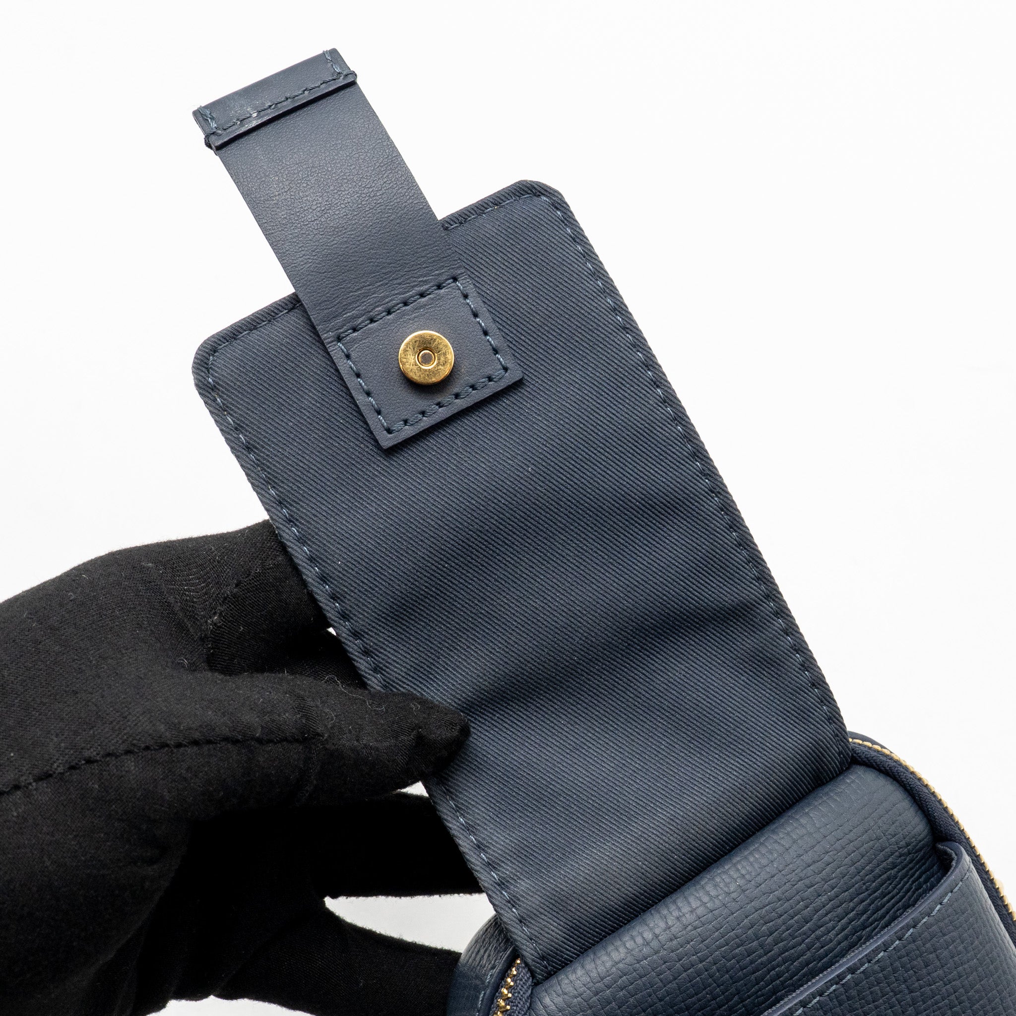 AAA Replica Louis Vuitton LV X NIGO FLAT DOUBLE PHONE POUCH DENIM/CALFSKIN BLUE GHW