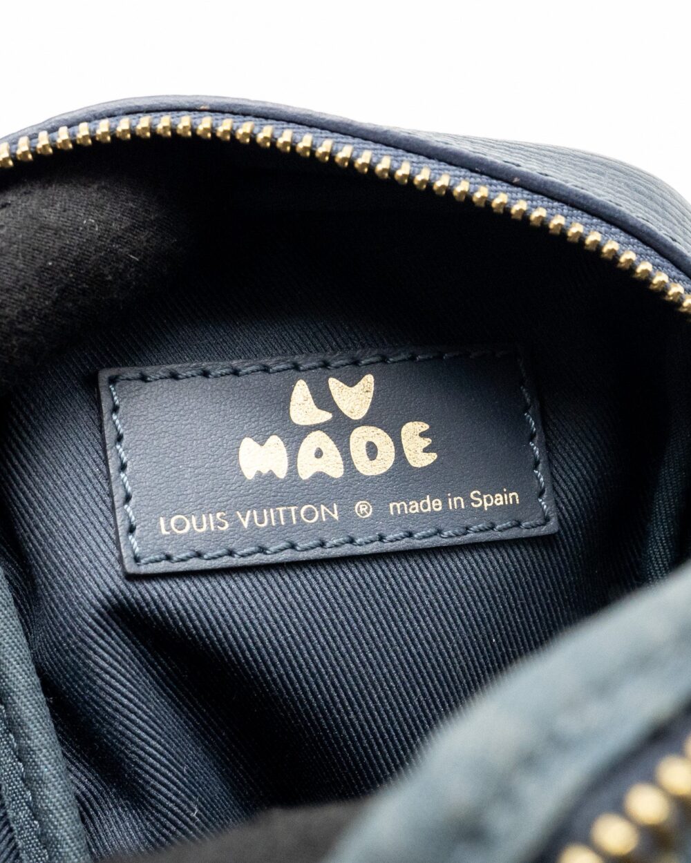 AAA Replica Louis Vuitton LV X NIGO FLAT DOUBLE PHONE POUCH DENIM/CALFSKIN BLUE GHW