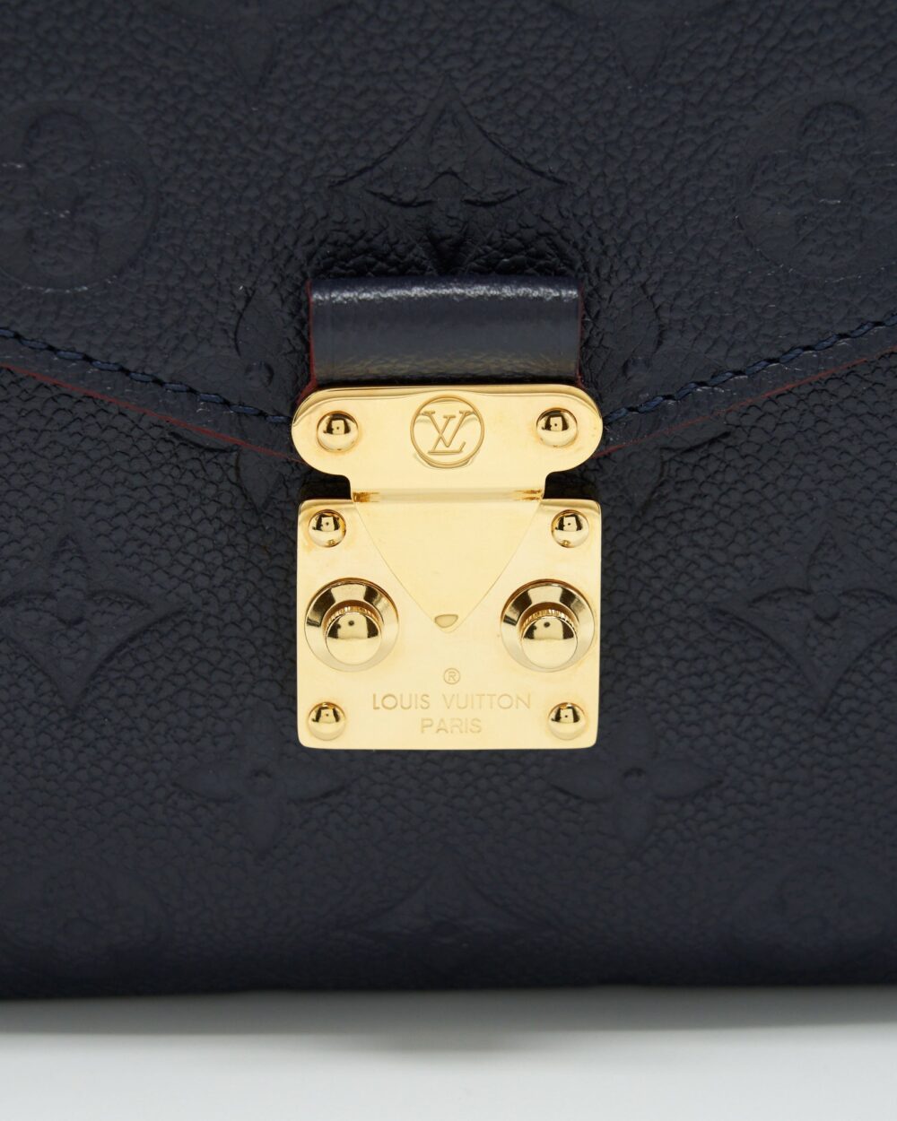 AAA Replica Louis Vuitton LV POCHETTE MÉTIS MONOGRAM EMPREINTE MARINE ROUGE GHW