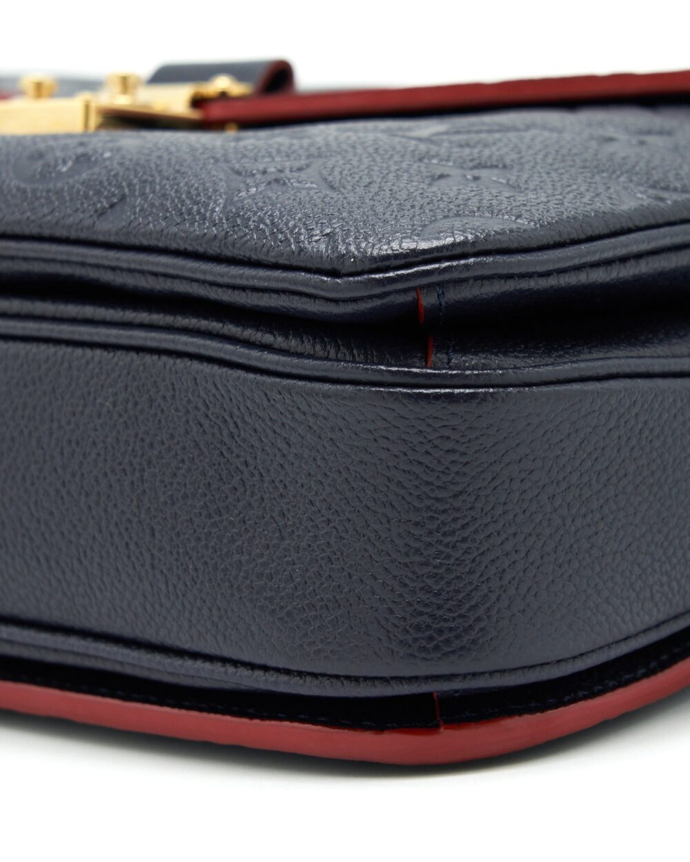 AAA Replica Louis Vuitton LV POCHETTE MÉTIS MONOGRAM EMPREINTE MARINE ROUGE GHW