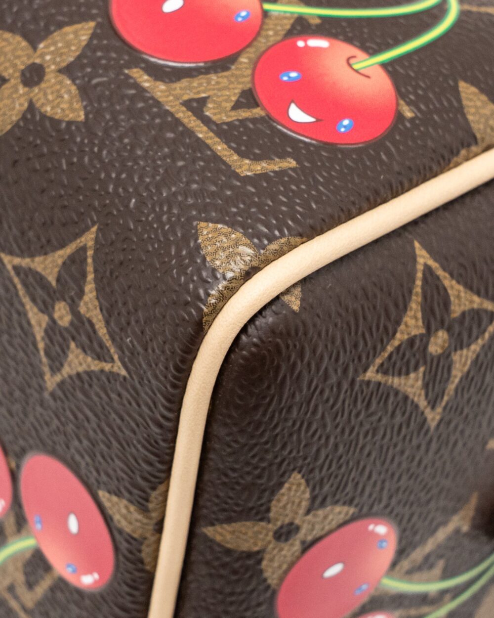 AAA Replica Louis Vuitton LV X TAKASHI MURAKAMI SPEEDY BANDOULIERE 20 MONOGRAM CHERRY COATED CANVAS MULTICOLOURED GHW