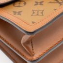 AAA Replica Louis Vuitton LV DAUPHINE MM MONOGRAM / MONOGRAM REVERSE CANVAS GHW