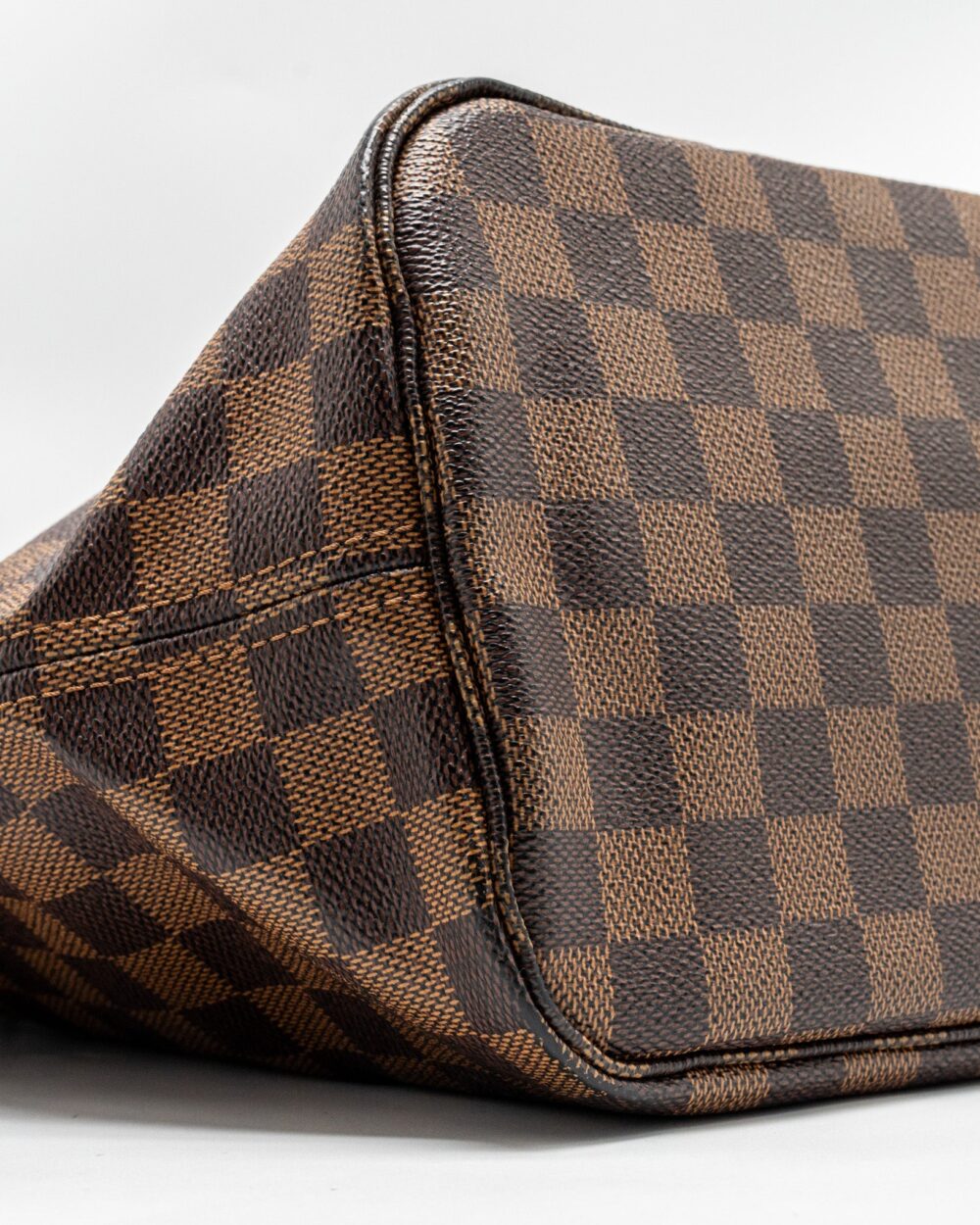 AAA Replica Louis Vuitton LV NEVERFULL MM DENIER EBENE CANVAS GHW
