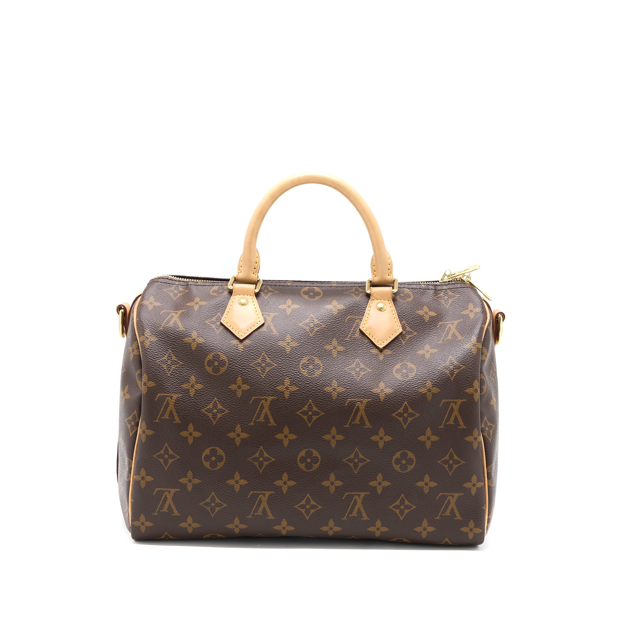 AAA Replica Louis Vuitton LV SPEEDY BANDOULIERE 30 MONOGRAM CANVAS GHW (NEW VERSION)