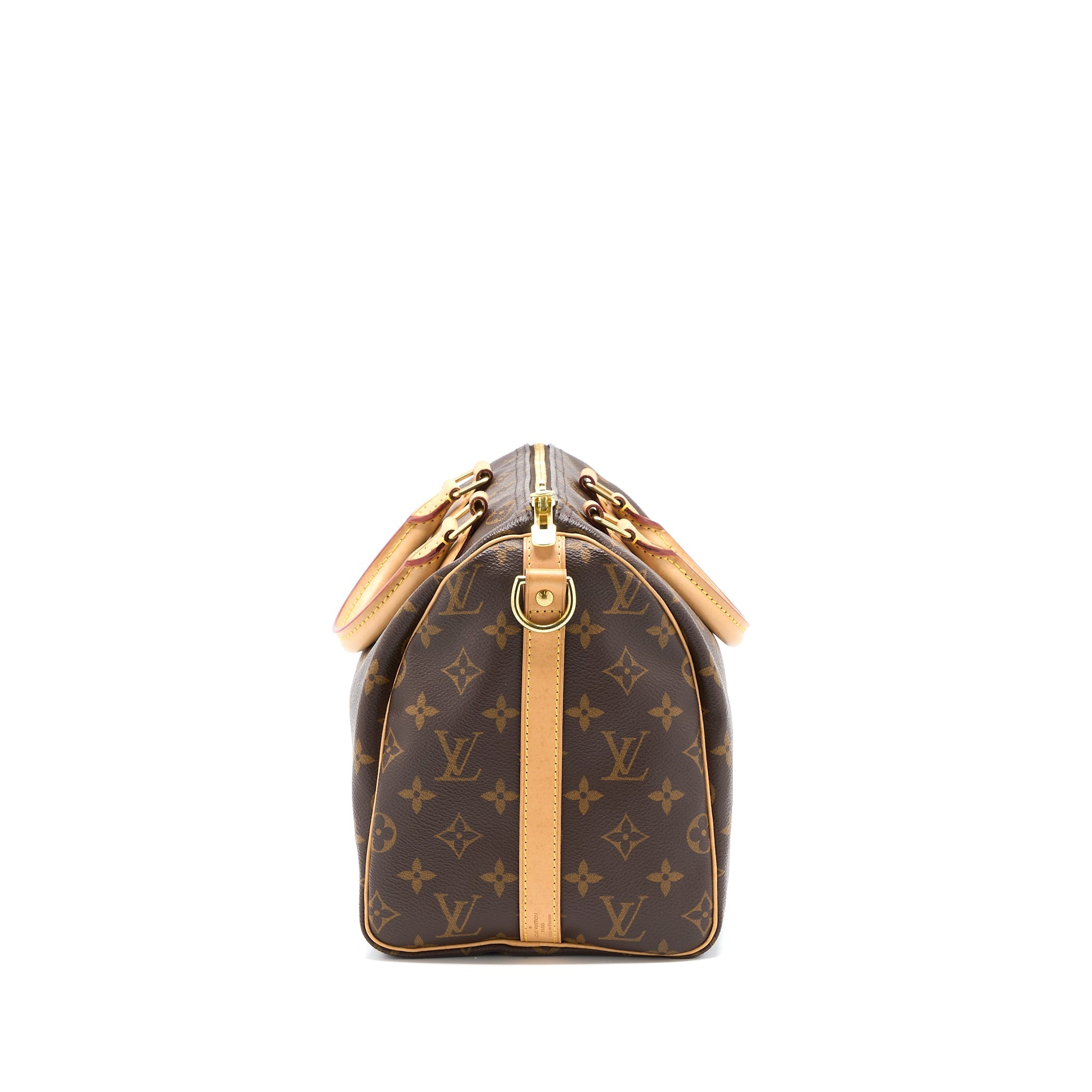 AAA Replica Louis Vuitton LV SPEEDY BANDOULIERE 30 MONOGRAM CANVAS GHW (NEW VERSION)