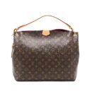 AAA Replica Louis Vuitton LV GRACEFUL MM MONOGRAM CANVAS GHW (NEW VERSION)