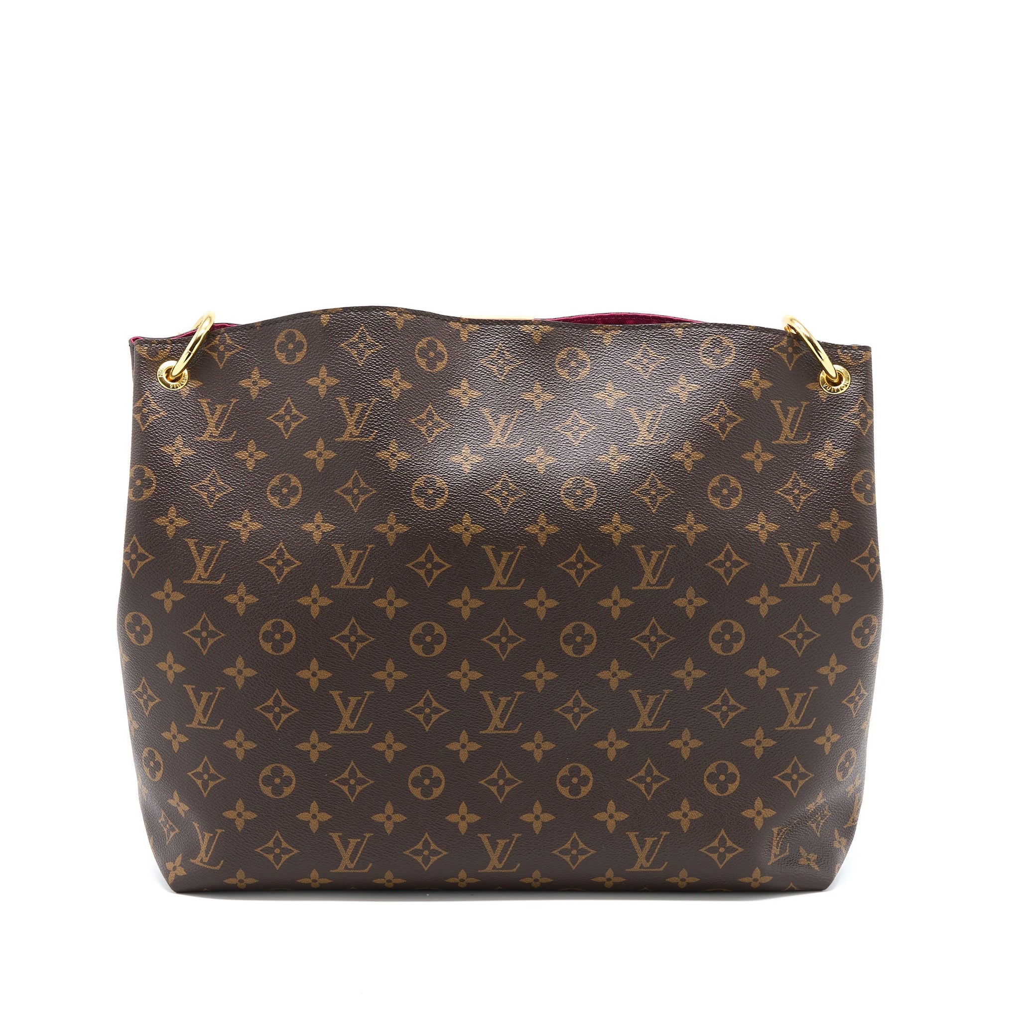AAA Replica Louis Vuitton LV GRACEFUL MM MONOGRAM CANVAS GHW (NEW VERSION)