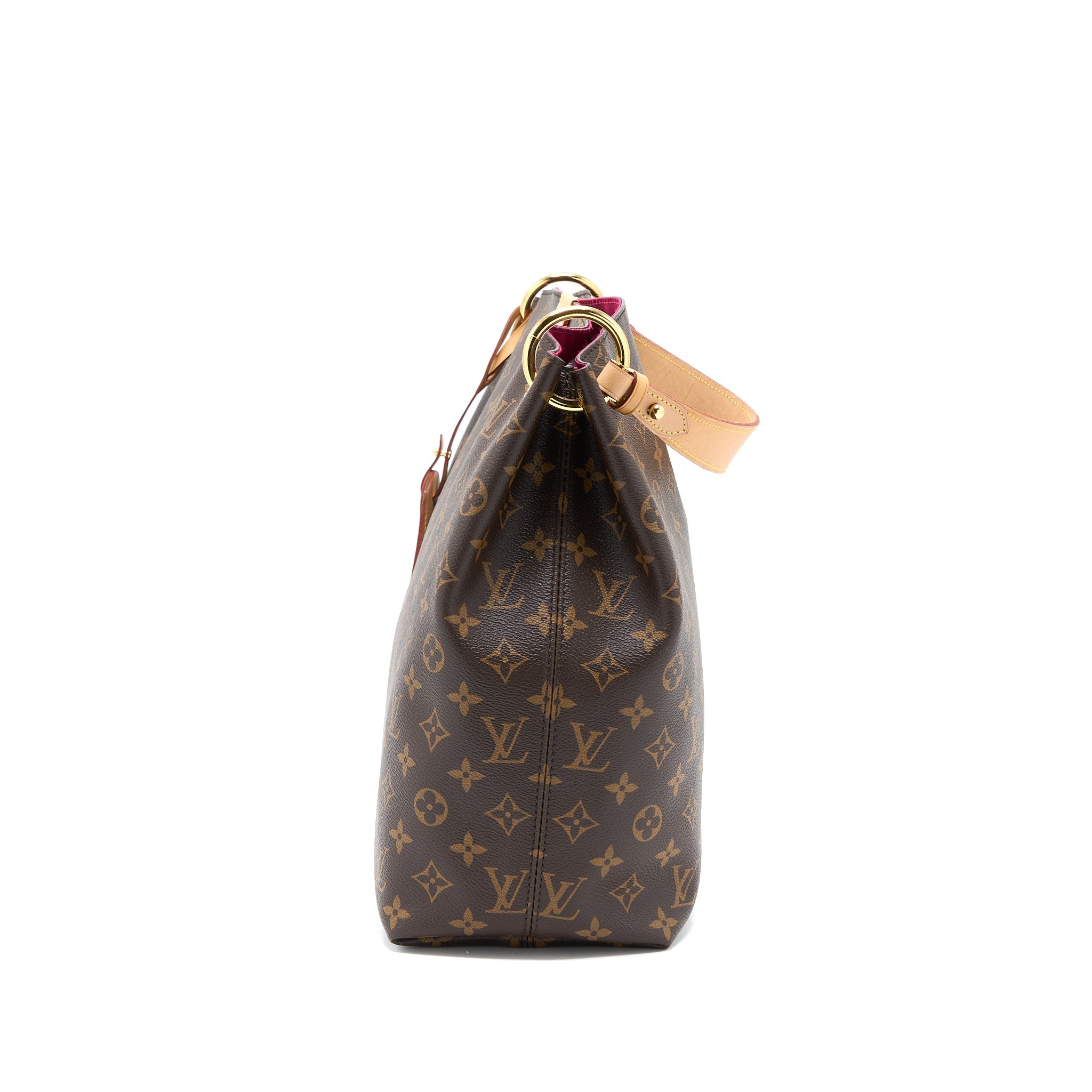 AAA Replica Louis Vuitton LV GRACEFUL MM MONOGRAM CANVAS GHW (NEW VERSION)