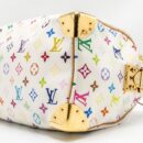 AAA Replica Louis Vuitton LV SPEEDY 30 MONOGRAM CANVAS WHITE MULTICOLOUR GHW