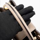 AAA Replica Louis Vuitton LV CAPUCINES BB TAURILLON GALET GHW