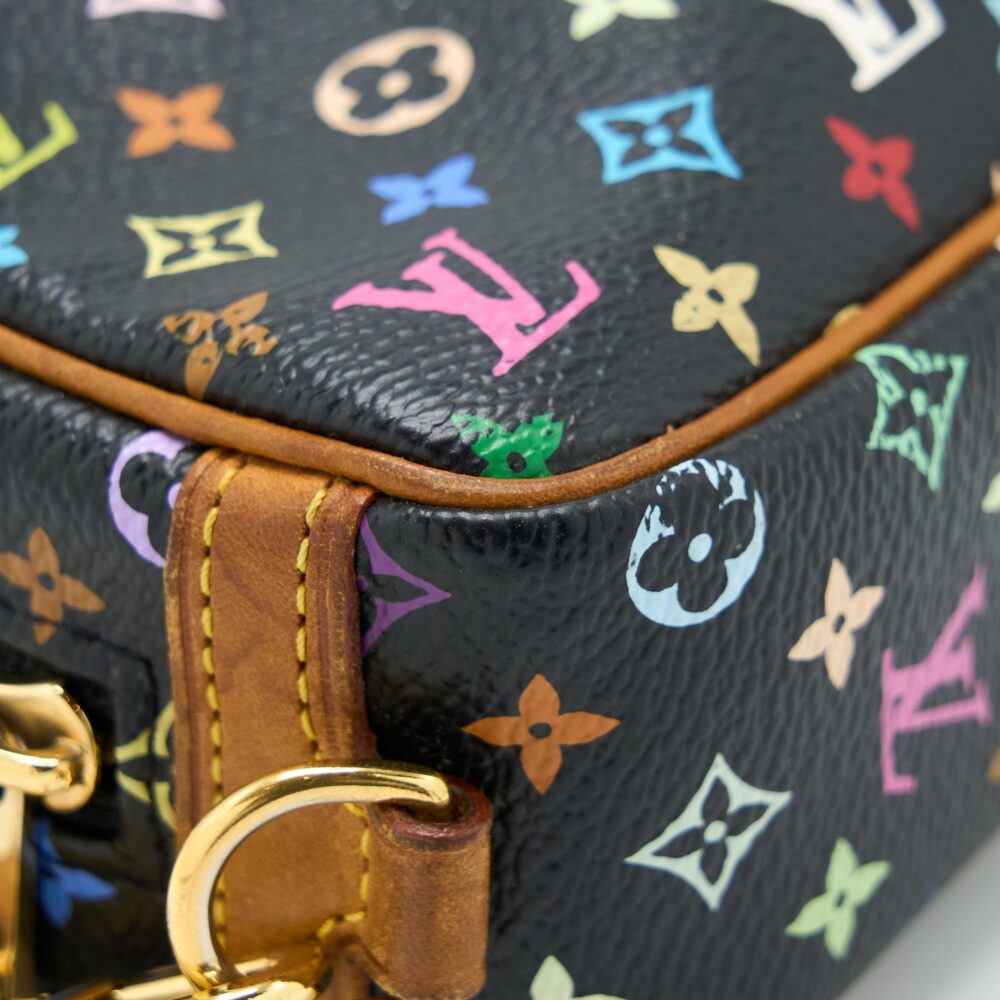 AAA Replica Louis Vuitton LV MINI COIN POUCH MULTICOLOUR MONOGRAM CANVAS GHW