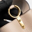 AAA Replica Louis Vuitton LV CAPUCINES BB TAURILLON GALET GHW