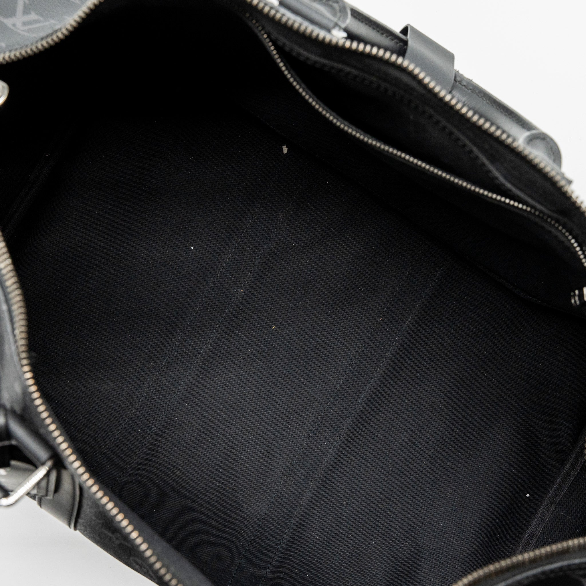 AAA Replica Louis Vuitton LV Keepall Bandoulière 45 Monogram Eclipse Canvas SHW