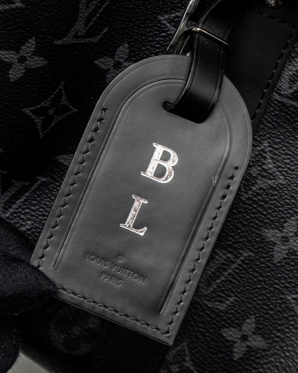 AAA Replica Louis Vuitton LV Keepall Bandoulière 45 Monogram Eclipse Canvas SHW