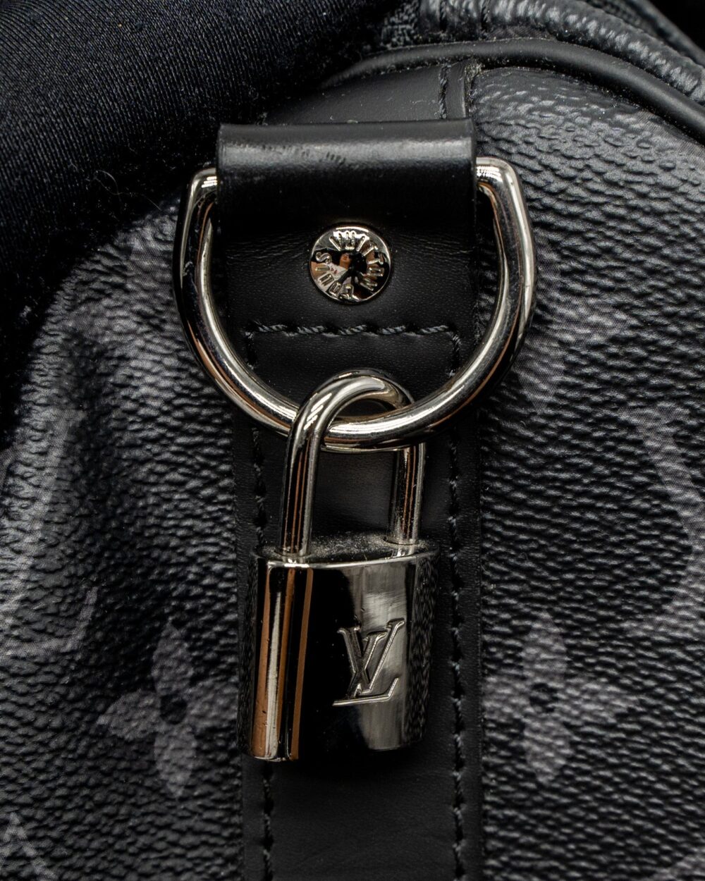 AAA Replica Louis Vuitton LV Keepall Bandoulière 45 Monogram Eclipse Canvas SHW