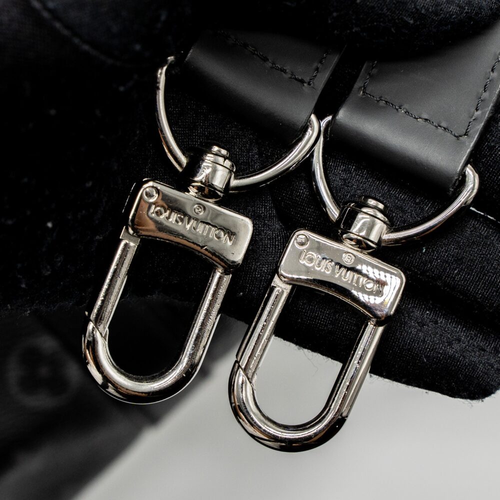 AAA Replica Louis Vuitton LV Keepall Bandoulière 45 Monogram Eclipse Canvas SHW