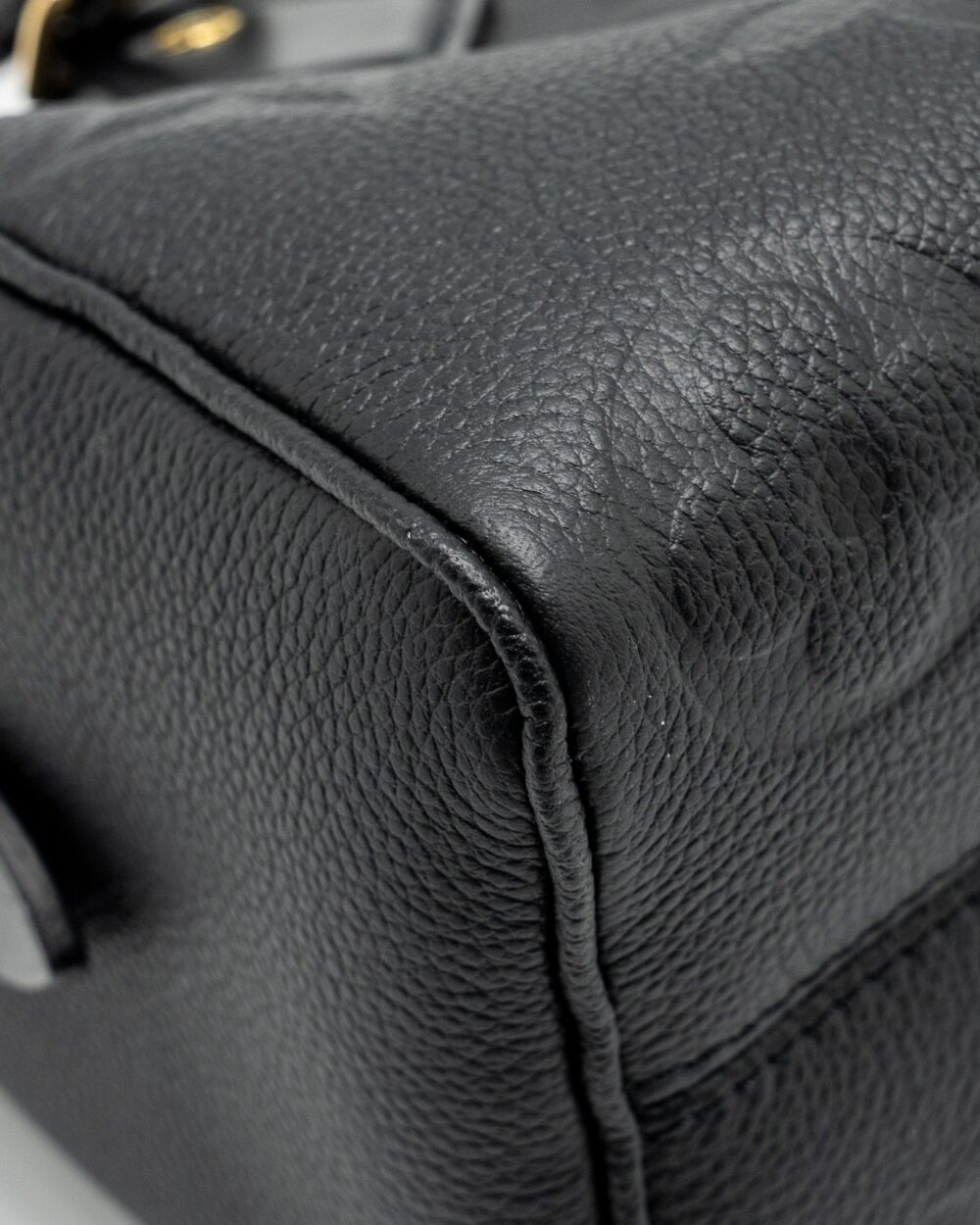 AAA Replica Louis Vuitton LV SPEEDY 20 BANDOULIERE MONOGRAM EMPREINTE BLACK GHW