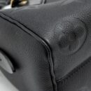 AAA Replica Louis Vuitton LV SPEEDY 20 BANDOULIERE MONOGRAM EMPREINTE BLACK GHW