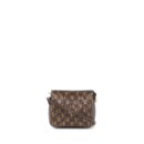 AAA Replica Louis Vuitton LV MINI CLUTCH DAMIER EBENE CANVAS GHW